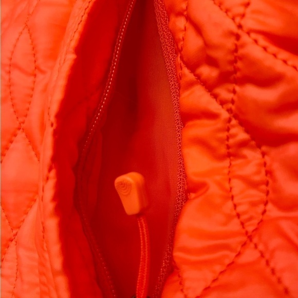 Lands’ End Bright Quilted Coral Jacket Size Small Women’s 4-6 Cozy Classic Gift - Picture 8 of 12